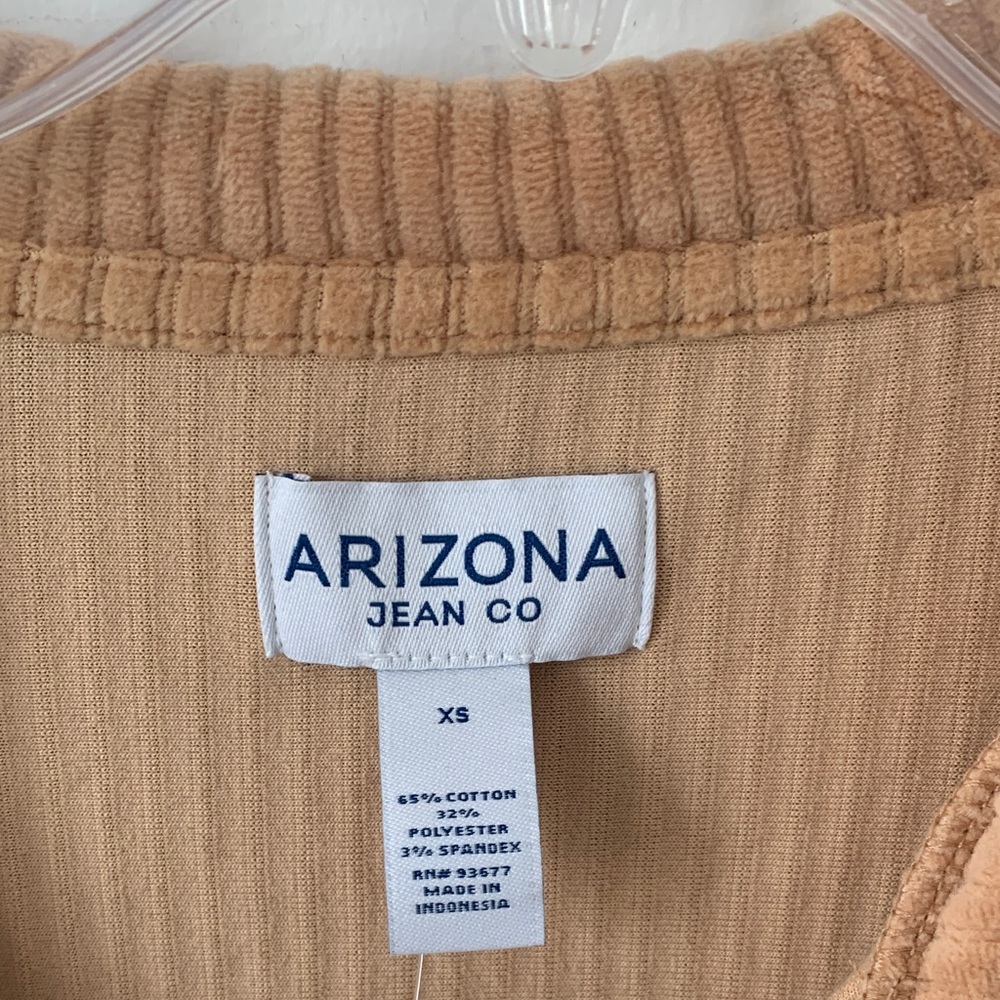 Arizona Jean Company Corduroy Utility Jacket in Camel Brown - Picture 2 of 8